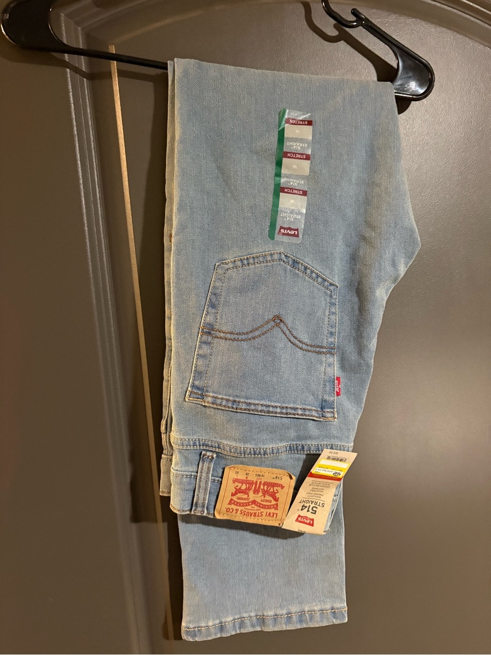 Levi's Light Blue 514 Straight Fit Jeans
